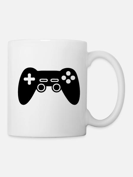 Videospiel-Konsole - Tasse - Weiß