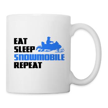Snowmobile snowmobile snowmobile - Mug - white - Right