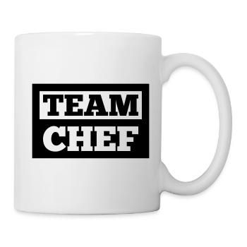 Team Chef - Tasse - Weiß - Rechts
