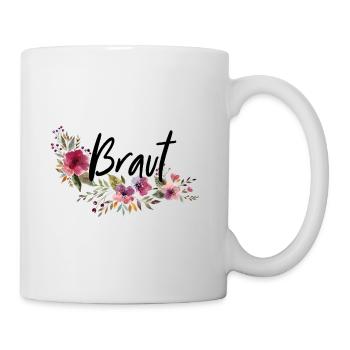Bride - JGA - Floral Series - Mug - white - Right