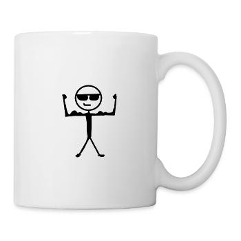 Strong man - Mug - white - Right
