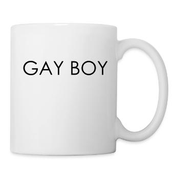 GAY BOY - Gay Pride - Mug - white - Right