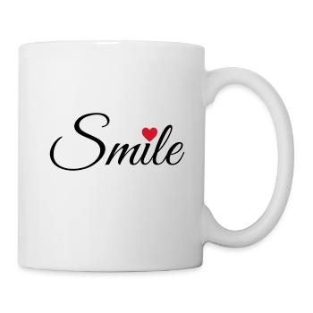 Smile - Tasse - Weiß - Rechts