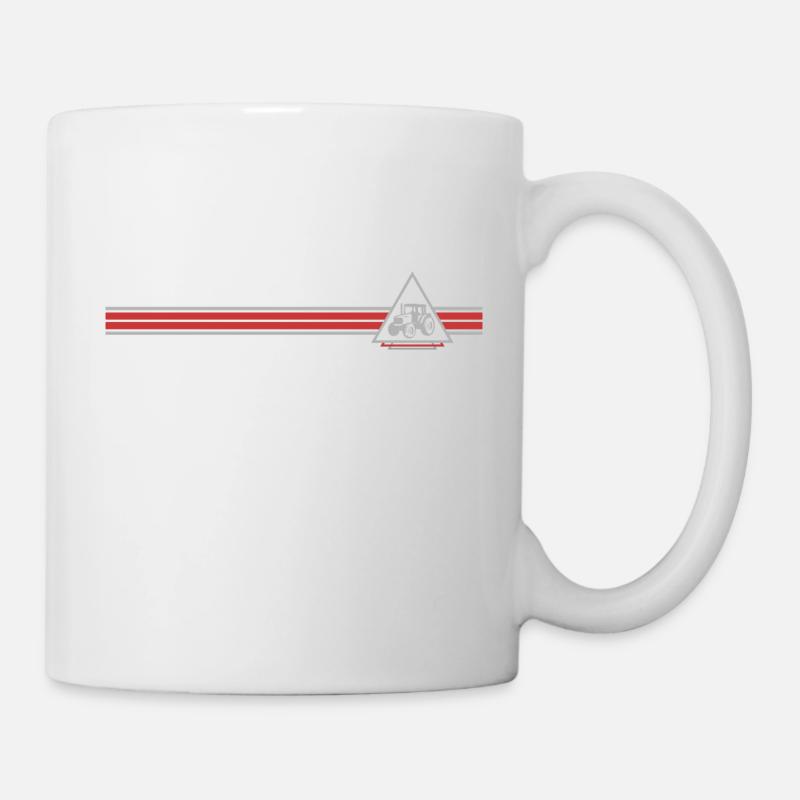 tracteur - Mug blanc - blanc