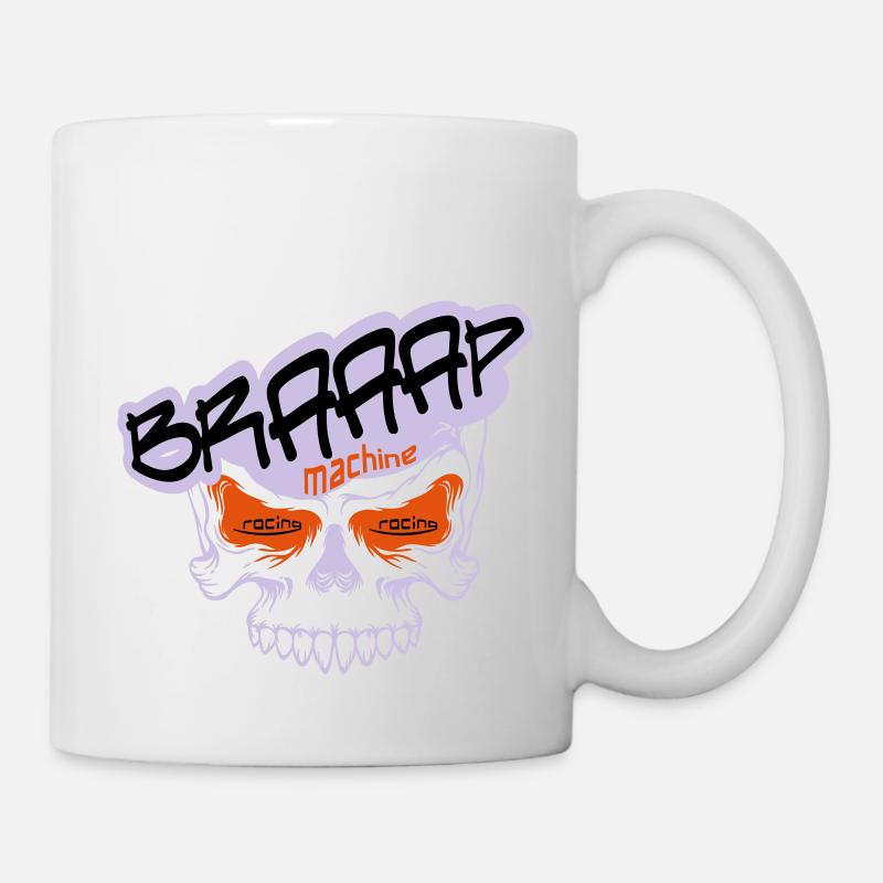 Braaap Machine - Tasse - Weiß