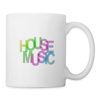House Music - Tasse - Weiß - Rechts
