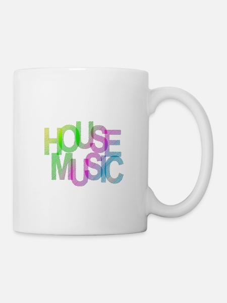 House Music - Tasse - Weiß