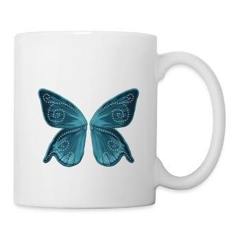 Butterfly wings, fairy, Wonderland, magic - Mug - white - Right