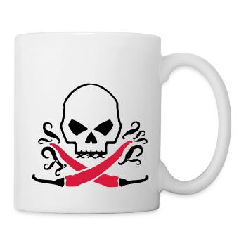 Chilli skull - Tasse - Weiß - Rechts