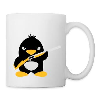 Shotgun Penguin - Mug - white - Right