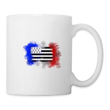France Bretagne - Mug blanc - blanc - Droite