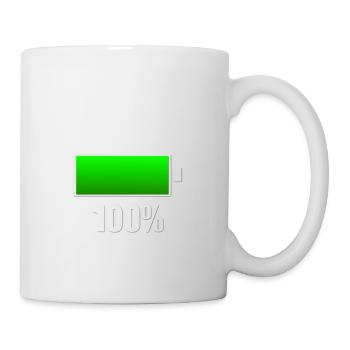 Battery charged - Mug - white - Right