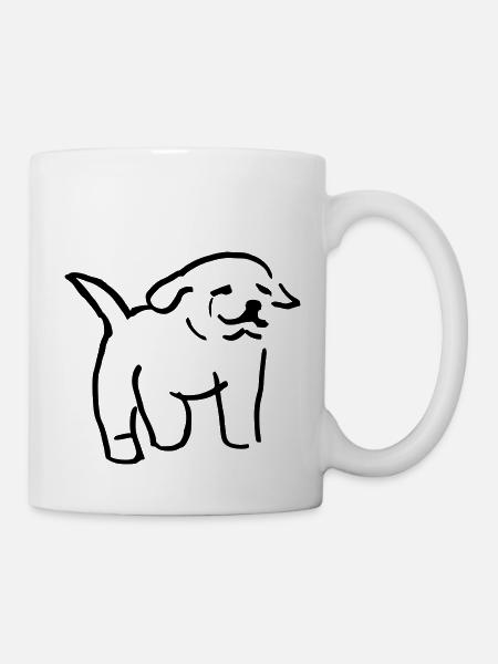 127 welpe - Mug blanc - blanc