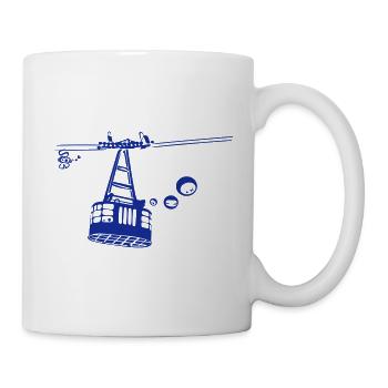Téléphérique des Grands Montets 70's - Mug blanc - blanc - Droite