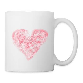 Heart Rose - Mug - white - Right