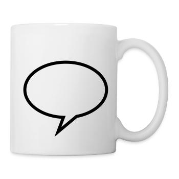 Speech Bubble - Mug blanc - blanc - Droite