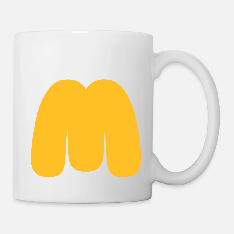 Fat Fast Food M - Tasse - Weiß