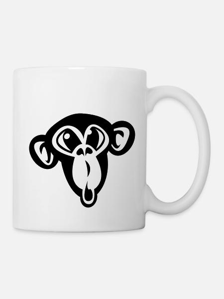 Cute monkey - Mug - white