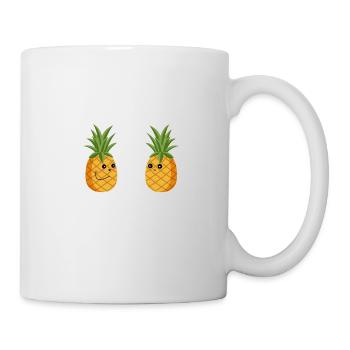 ananas - Tasse - Weiß - Rechts