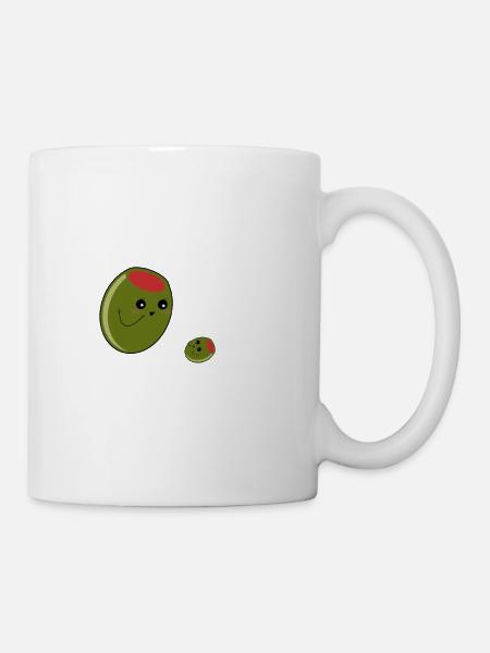 olive - Tasse - Weiß