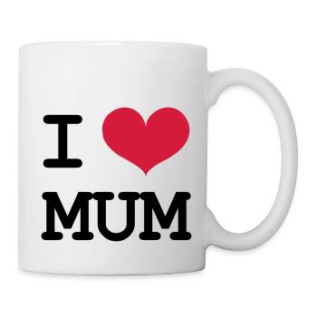 I Love Mum - Mug - white - Right