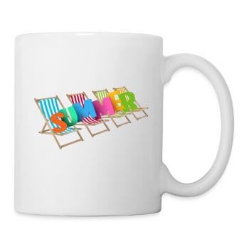 Sommer - Tasse - Weiß - Rechts