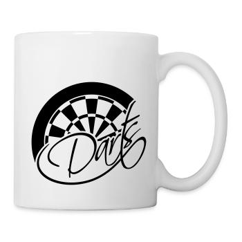 Darts Board Logo Design - Mug - white - Right
