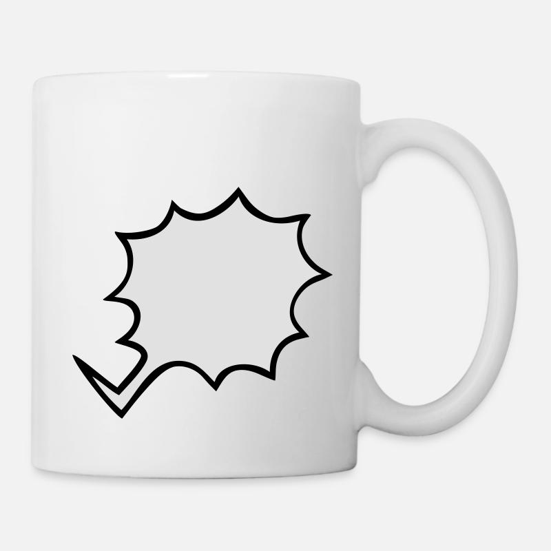 BD exclamation - Mug blanc - blanc
