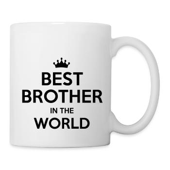 best brother in the world - Tasse - Weiß - Rechts