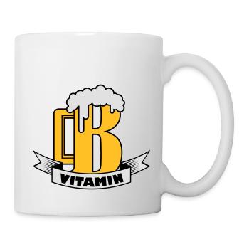B vitamin - Tasse - Weiß - Rechts