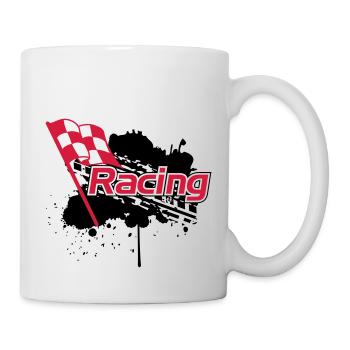 Racing - Tasse - Weiß - Rechts