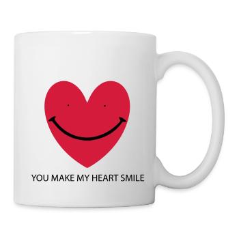 Heart Smile - Mug blanc - blanc - Droite