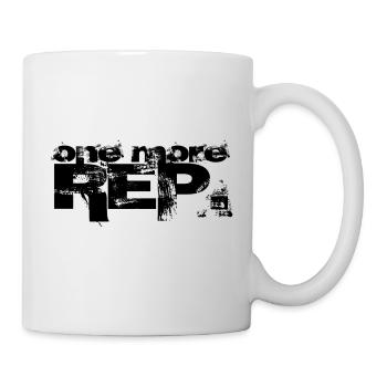 one more REP. (schwarz) - Tasse - Weiß - Rechts