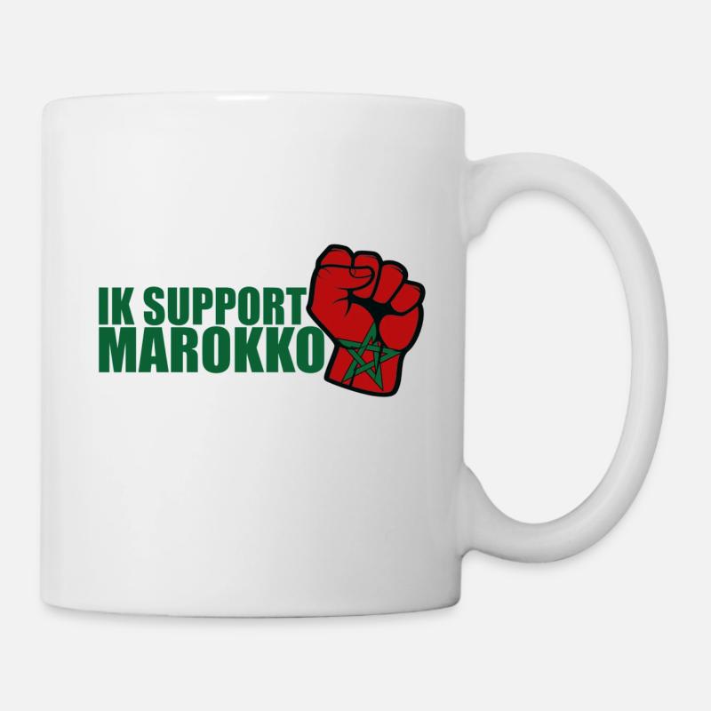 Ik support Marokko - Mug blanc - blanc
