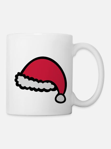 Christmas hat - Tasse - Weiß