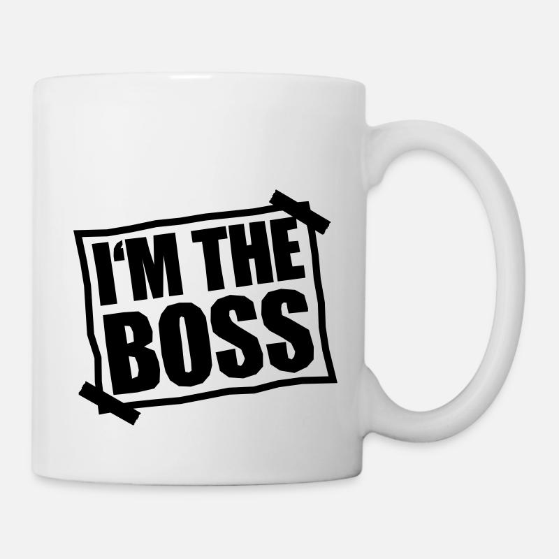 I'm The Boss Notice - Mug blanc - blanc