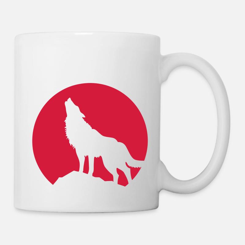 Wolf - Tasse - Weiß