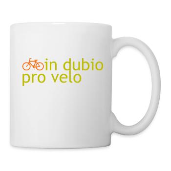 in dubio per bike - Mug - white - Right