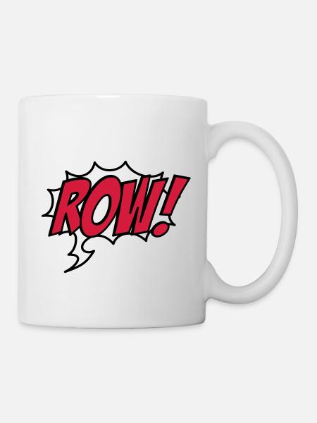 rudern - Tasse - Weiß