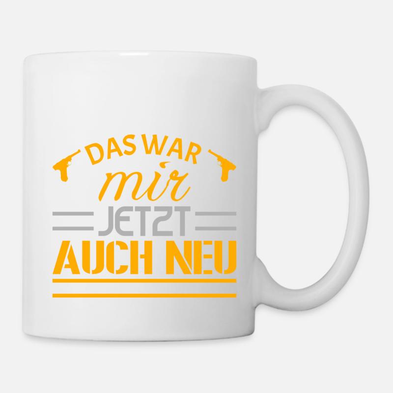 Das war mir jetzt auch neu - Tasse - Weiß