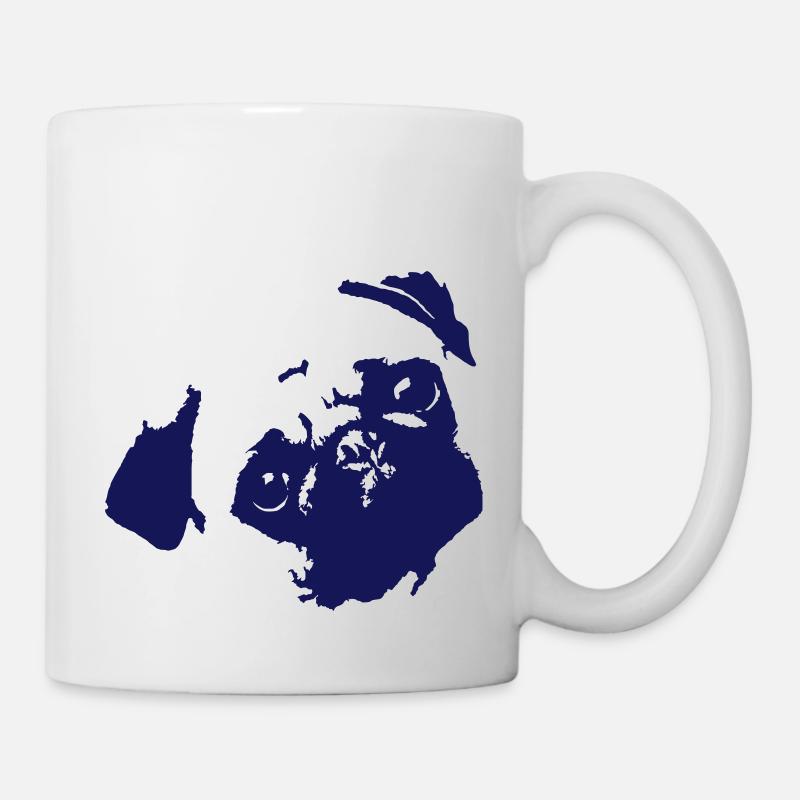 Mops - Tasse - Weiß
