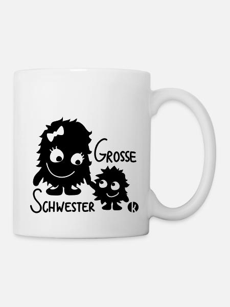 Große Schwester - Tasse - Weiß