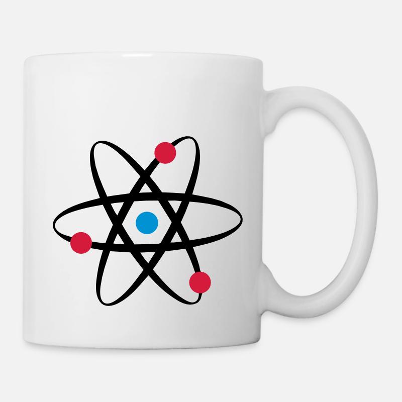 big bang atome physik - Tasse - Weiß