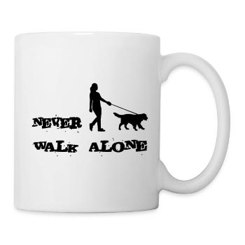 Hund gassi - Tasse - Weiß - Rechts