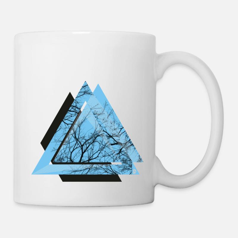AD Triangle Black - Mug - white