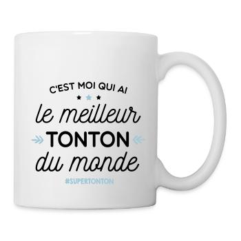 Meilleur Tonton - super tonton - Mug blanc - blanc - Droite