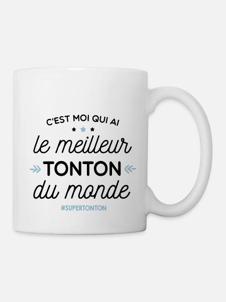 Meilleur Tonton - super tonton - Mug blanc - blanc