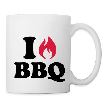 I Love BBQ - Mug - white - Right