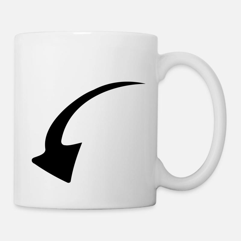 Pfeil - Pfeil - Tasse - Weiß