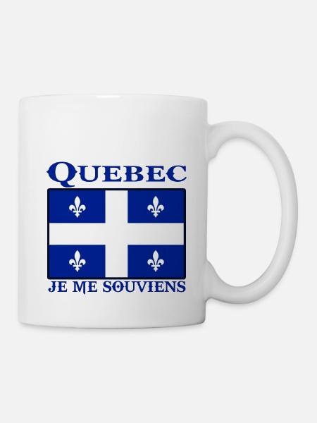 quebec je me souviens Montréal - Mug blanc - blanc
